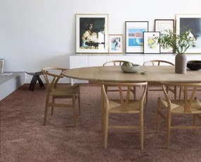 Koberce Breno Metrážny koberec KIAMA 48, šíře role 400 cm, hnedá