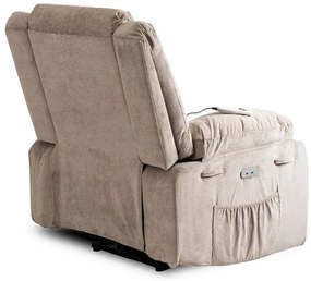 Masážne kreslo AMADEO bežové