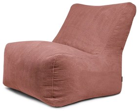 Menčestrový sedací vak v tehlovej farbe Seat 100 Lounge – SLOWDOWN