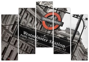 Stanica londýnskeho metra - obraz