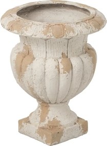 Béžový antik kvetináč Antiqou French - Ø 40*48 cm