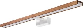 BRILAGI - LED kúpeľňové osvetlenie zrkadla 3v1 WOODY MIRROR LED/15W/230V IP44 biela/dub/čerešňa