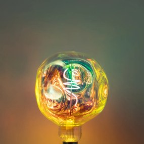 E27 Stmievateľná LED žiarovka so špirálovým vláknom G125 Rainbow 4W 200 lm 1800K