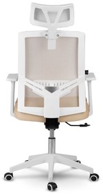 Kancelárska stolička z mikrosieťoviny Sofotel Rotar 240102- béžová