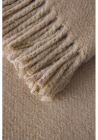 Hnedá deka s podielom bavlny Euromant Basics, 140 x 180 cm