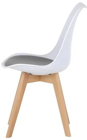 Autronic BONTEC Jedálenská stolička, biela, plast, CT-X7056 GREY Farba: Biela