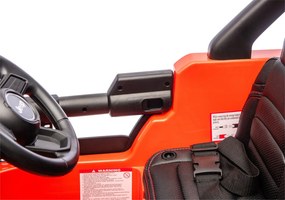 LEAN CARS Elektrické autíčko Jeep Rubicon 4x4 DK-JWR556 4x200W 24V oranžové