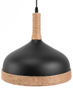 Toolight Toolight, stropné svietidlo 1xE27 APP1421-1CP, čierna-hnedá, OSW-04185