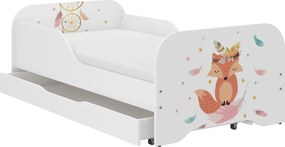 Wooden Toys Detská posteľ MIKI 140x70 LISEK