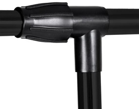 Vešiakový stojan na kolieskach DEKA čierny