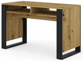 PC stolík Montana (dub artisan + čierna). Akcia -21%. Vlastná spoľahlivá doprava až k Vám domov. 1124956