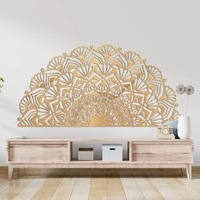 SENTOP | Luxusný drevený obraz mandaly - Elegantná nástenná dekorácia I SENTOP PR0371