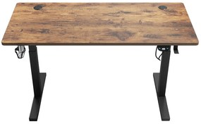 Herný stôl BR04 LOFT s čiernym rámom 140 cm