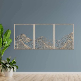 Hory elegantná drevená dekorácia | MAUTANIS: HDF - Javor 80 x 35 cm 4488-99795 HDF0478