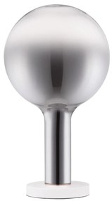 LED stmievateľná šedá stolná lampa Nostos