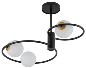 Luster na tyči AQUA 3xG9/12W/230V čierna