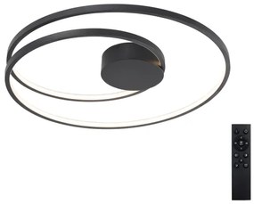 Brilagi- LED stmievateľné stropné svietidlo TWISTER LED/75W/230V pr. 70 cm čierna +DO