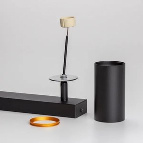 Brilagi - Bodové svietidlo SELE 2xGU10/30W/230V čierna/zlatá