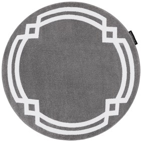 Okrúhly koberec HAMPTON Lux sivý