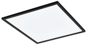 EGLO LED múdre stropné svietidlo SALOBRENA-Z, 33W, teplá-studená biela, 60x60cm, hranaté, čierne