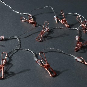 CLIP COUTURE LED Svetelná reťaz s USB s klipsami 10 svetiel