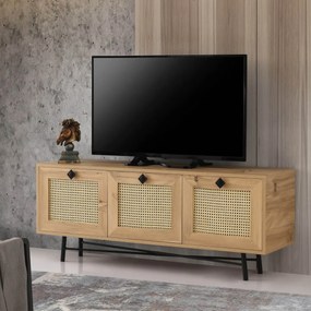 TV stolek ALCAZAR 140 cm dub/černý