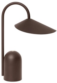 Ferm Living Stmievateľná LED lampa Arum Dark Chocolate