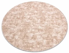 Koberec kruh SOLID béž 30 BETON