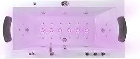 Terra Hydromasážna vírivá vaňa RAMONA 640H 180x90 s ohrevom vody