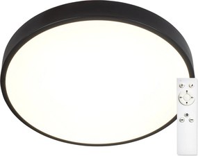 TOP LIGHT Nástenné a stropné svietidlo Metal 40C RC, čierne