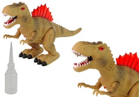 Lean Toys Dinosaurus hnedý -  svetelné a zvukové efekty