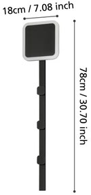 Eglo 99595 - LED Nástenný vešiak so svietidlom CARTIGNANO LED/7,8W/230V