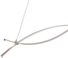 JUST LIGHT. 15382-55 - LED Luster na lanku MAJA 2xLED/8,4W/230V chróm