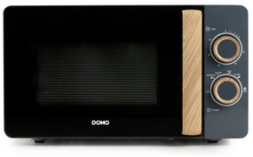 DOMO DO3320 mikrovlnná rúra WOOD YOU, antracitsivá
