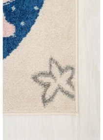 Detský kusový koberec Vesmír modrý 160x220cm