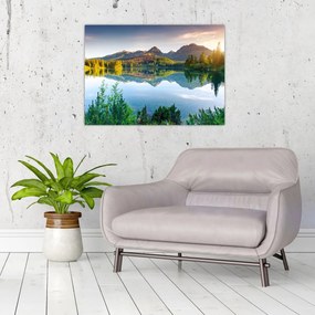 Obraz - Jazero (70x50 cm)