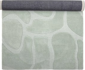 Bloomingville Vlnený koberec Darlington Green 200 × 130 cm