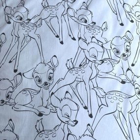 Jerry Fabrics Obliečky do postieľky 100x135 + 40x60 cm - Bambi Stripe