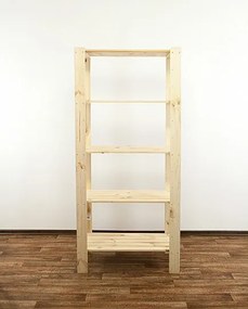 REGÁL DREVENÝ Maxi 4M+ 166x80x50 - BOROVICA