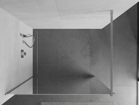 Mexen Kioto sprchová zástena, 90x200 cm, 8 mm, chrómový profil, sklo efekt zrkadla, 800-090-101-01-50