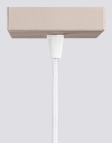 Taupe kovové závesné svietidlo Gleam – Sollux