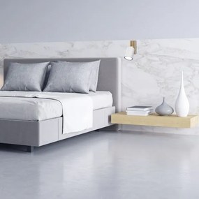 Nástenné bodové svietidlo TERRA 1xGU10/8W/230V biela/dub