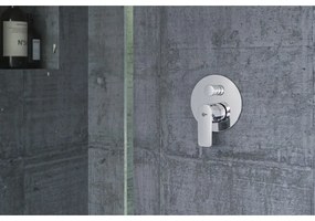 Vaňová podomietková batéria v lesklo striebornej farbe Connect Air – Ideal Standard