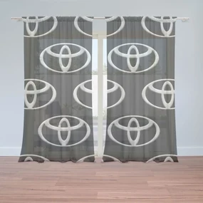 Sablio Záclony Toyota Pattern: 2ks 150x250cm