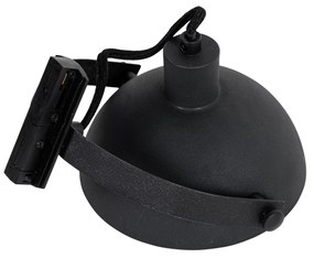 Priemyselné 1-fázové koľajnicové bodové svetlo čierne so zlatým vnútrom - Magnax