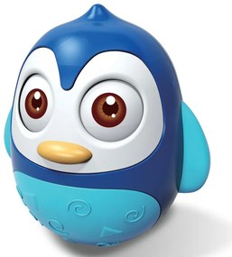 Hojdacia hračka Baby Mix Tučniak modrá, 14 cm