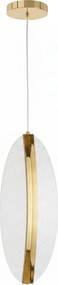 Toolight Toolight, LED závesné svietidlo, 7W, 4000K, 4500lm, G131-CP, zlatá, OSW-02605