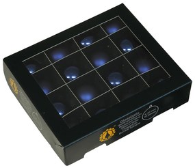 Kolekcia sklenených gúľ vo farbe nočná modrá Variant: Ø: 3 cm, sada 16ks