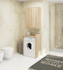 Kúpeľňová skrinka FIN H934 W64 2D dub sonoma