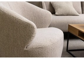 Otočné designové relaxační křeslo Westport béžové